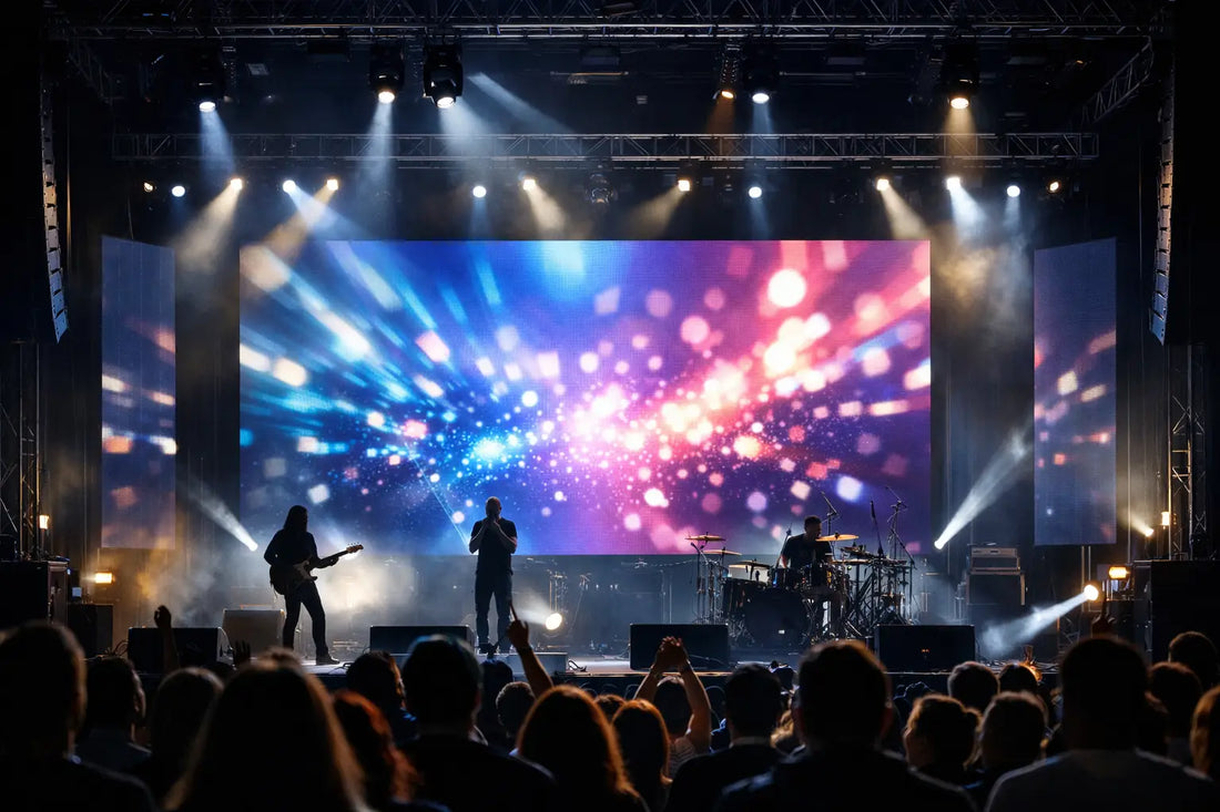 Jaki ekran LED na koncert? Dobór do sceny