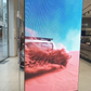 LED MEGAWALL Großer LED-Plakatständer mit Rollen