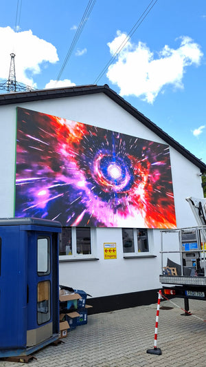 BIG LED - Stały ekran LED Telebim zewnętrzny 1m² konstrukcja aluminiowa