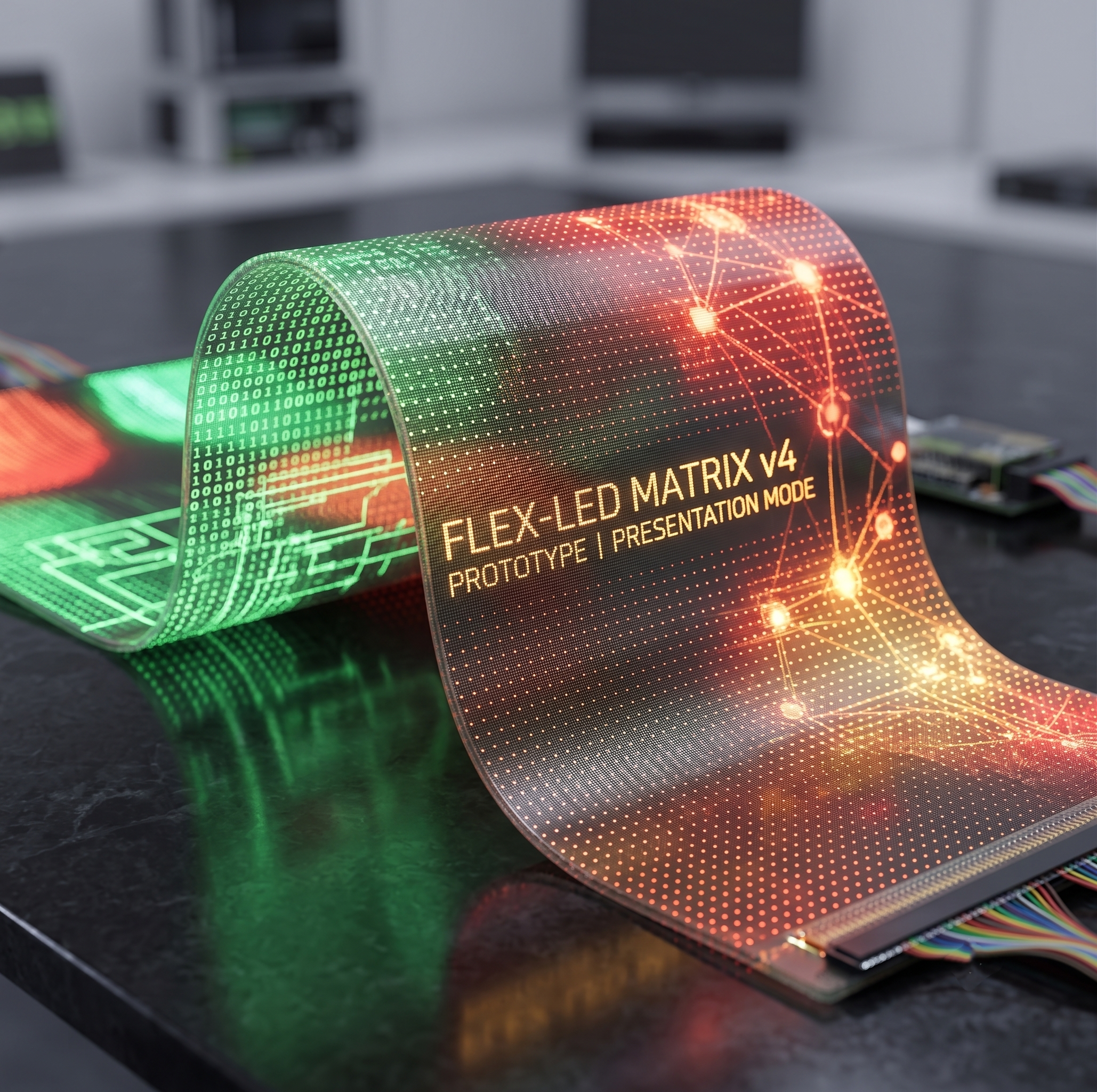 FILM a LED trasparente