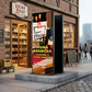 Mobilny ekran LED outdoor LED POSTER — wersja na kółkach do łatwego transportu