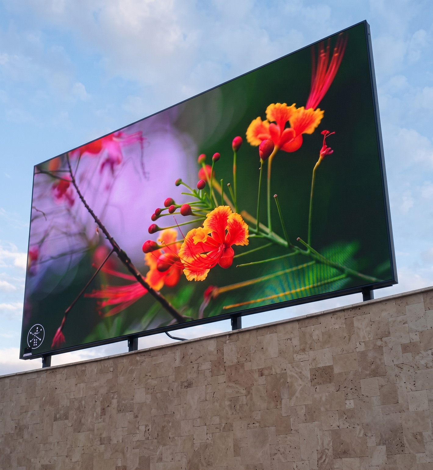 BIG LED - Feste LED-Leinwand LED-Videowand Outdoor 1m² Aluminiumkonstruktion
