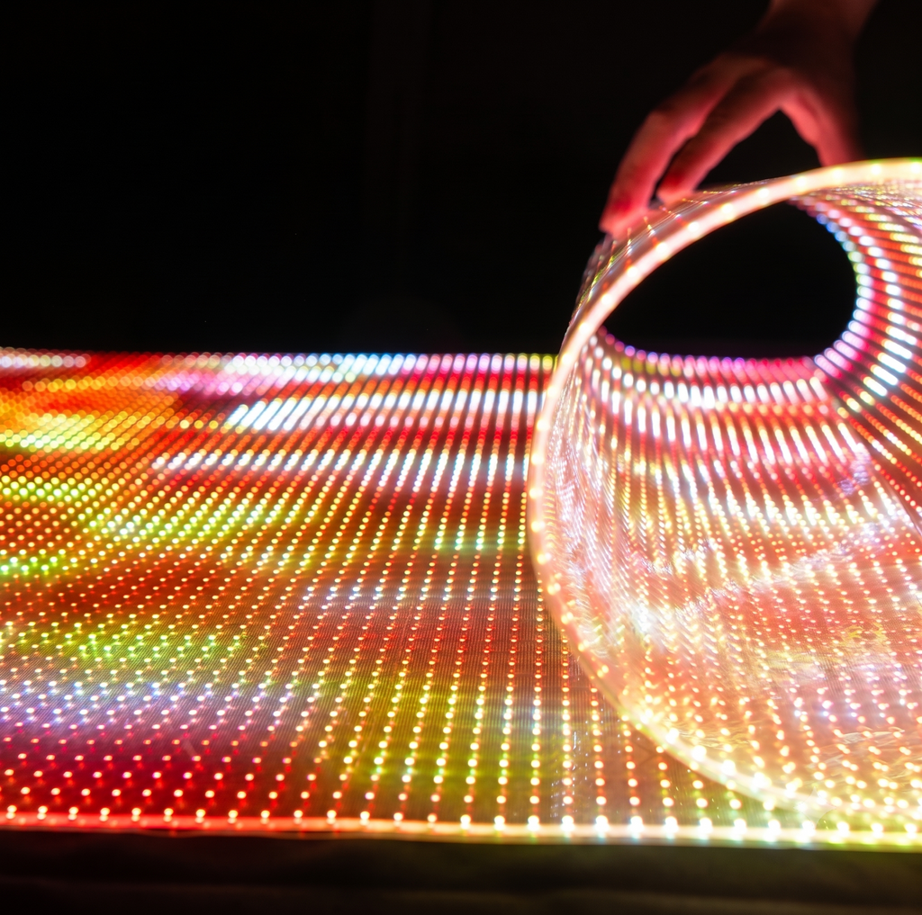 FILM a LED trasparente